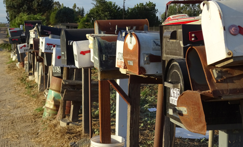 rural home mail boxes
